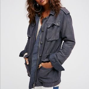 Free People Not Your Brothers Surplus Jacket